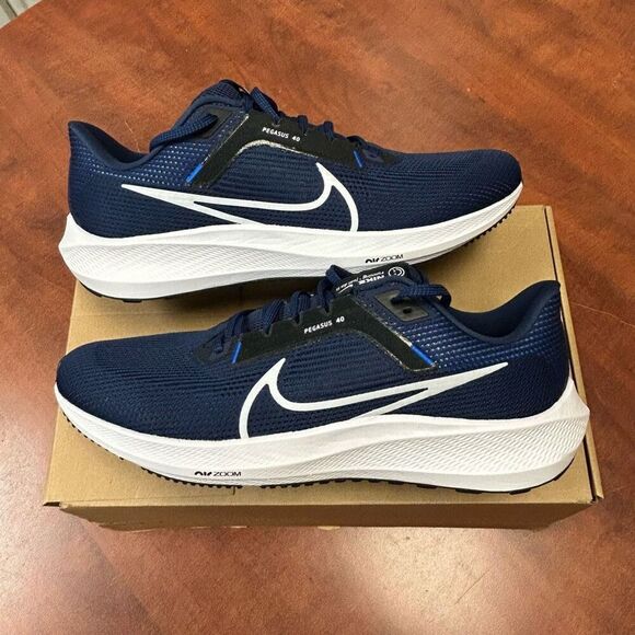 Nike Air Zoom Pegasus 40 Navy Size 13 new in damaged box - Picture 2 of 10